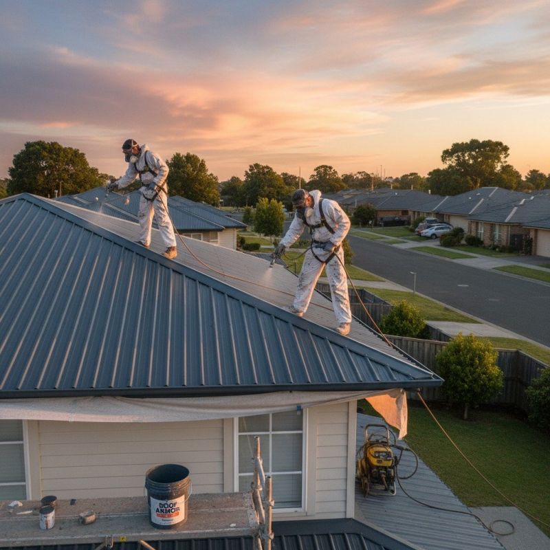 Metal Roof Painting Service
