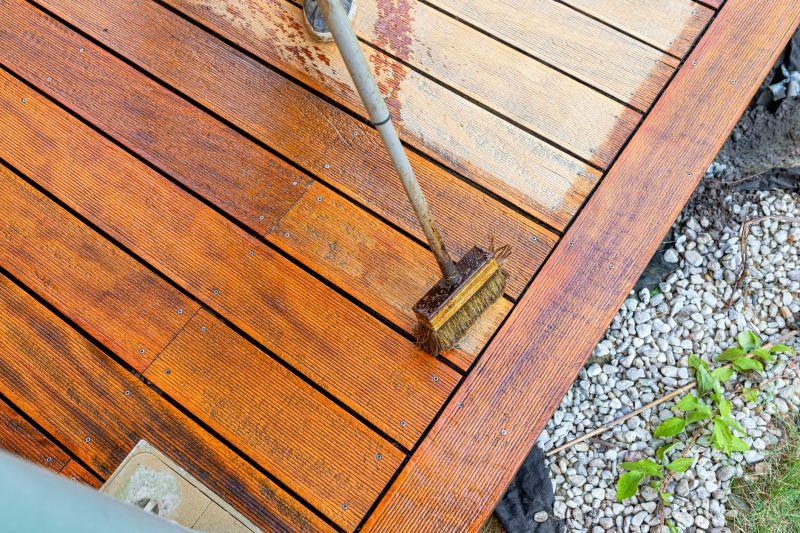 Deck Steps Staining in Waco, TX