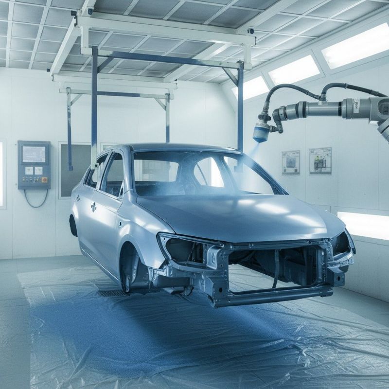 Electrostatic Metal Painting