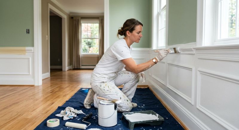 Interior Trim Staining in Waco, TX